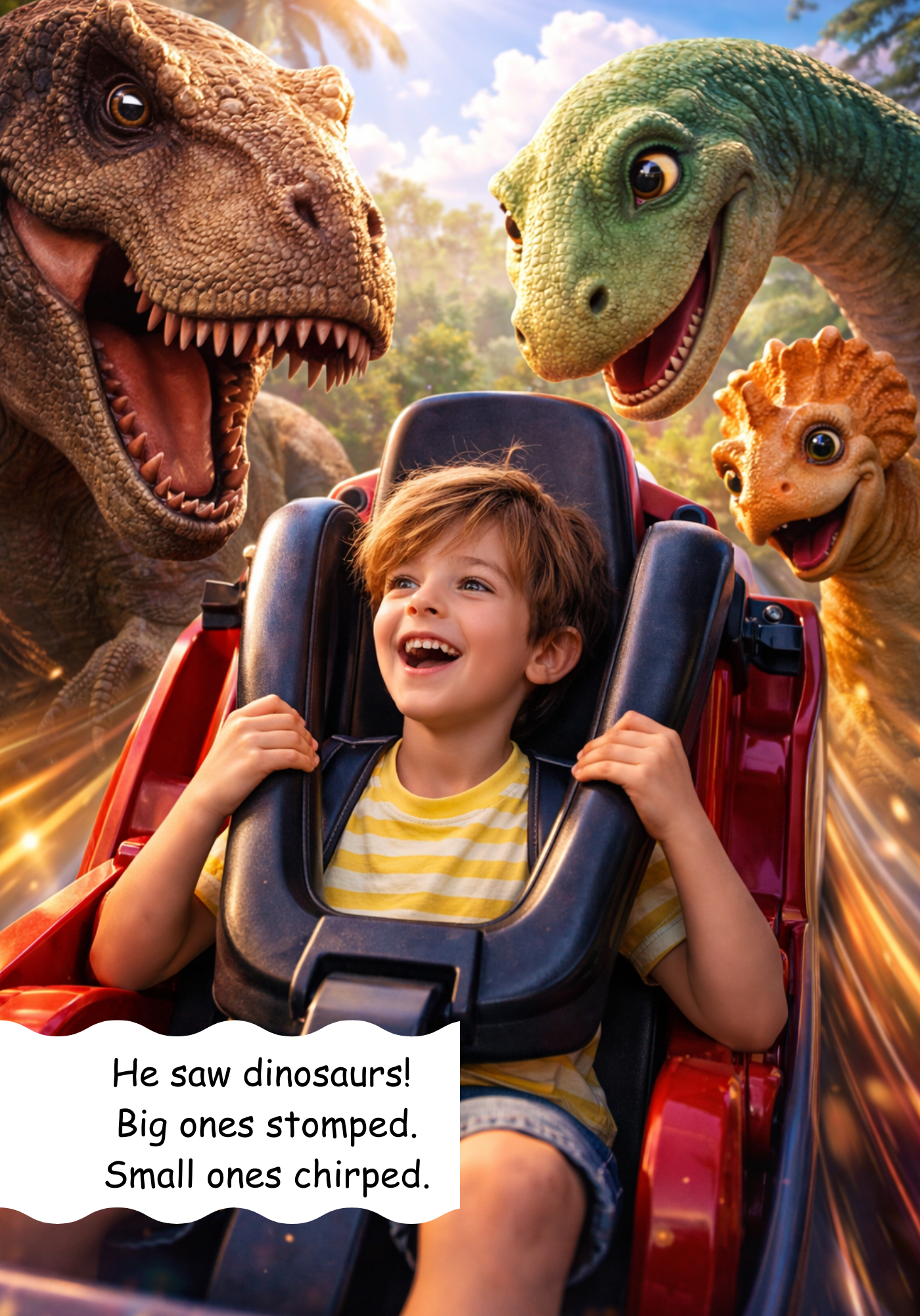 The Roller Coaster Time Machine / Kids Story Book / Story Books