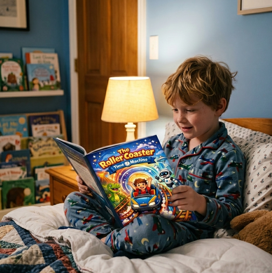 The Roller Coaster Time Machine / Kids Story Book / Story Books