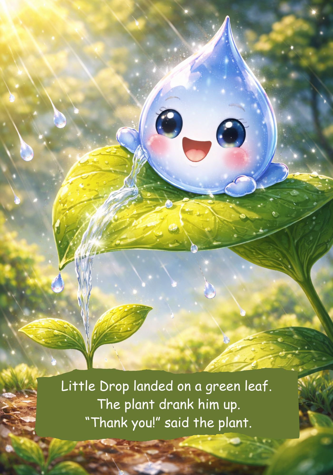 The Journey of a Raindrop / Kids Story Book / Story Books