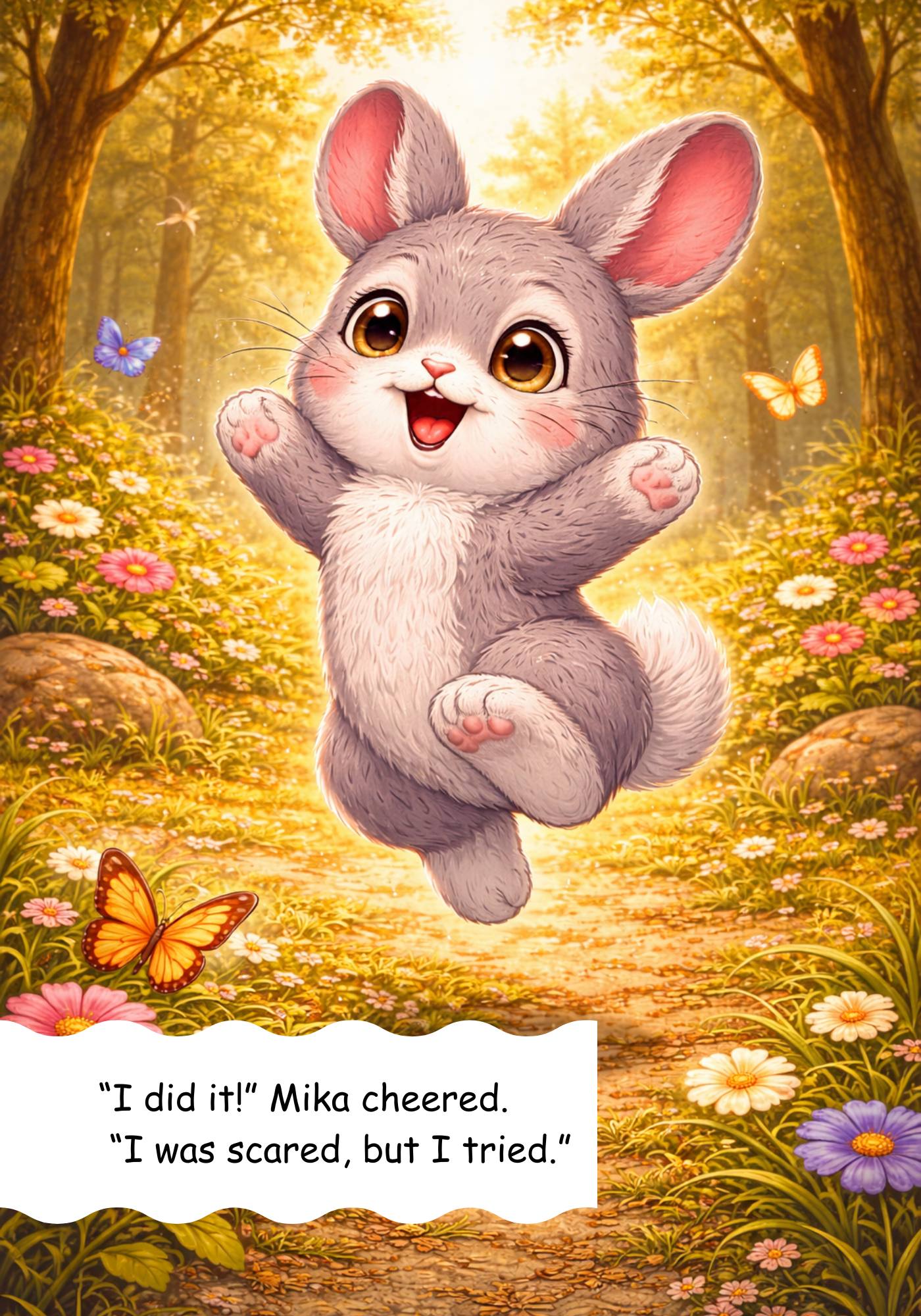 Mika Learns to Be Brave / Kids Story Book / Story Books