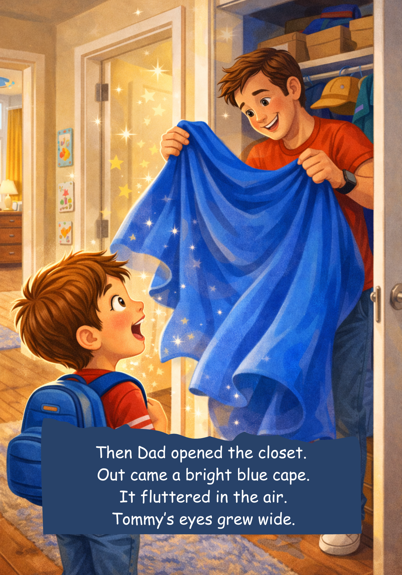 My Dad Wore a Superhero Cape to School / Kids Story Book / Story Books