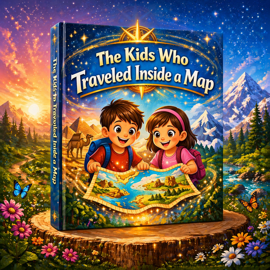 Young Readers' Magical Adventure Book: The Kids Who Travelled Inside a Map