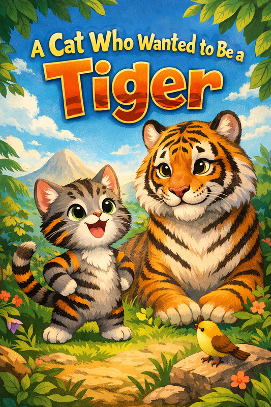 For young American readers, A Cat Who Wanted to Be a Tiger is a charming tale of lofty aspirations.