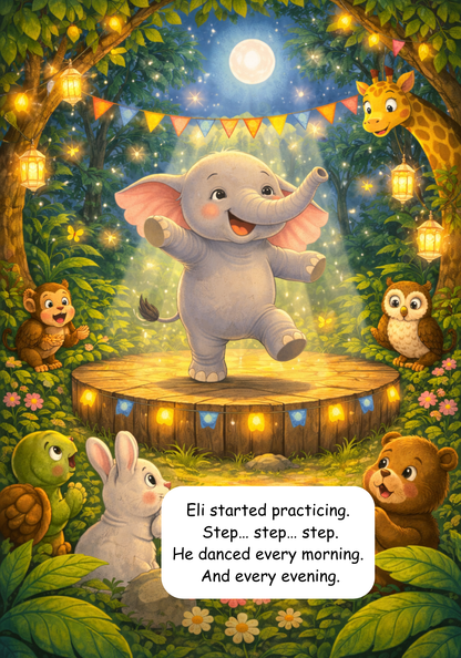 The Dancing Elephant / Kids Story / Kids Story Book