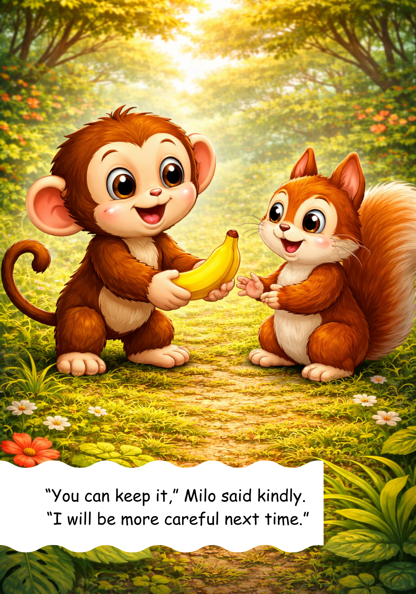 The Monkey Who Lost His Banana / Kids Story / Kids Story Book