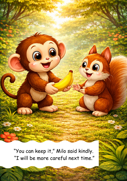 The Monkey Who Lost His Banana / Kids Story / Kids Story Book