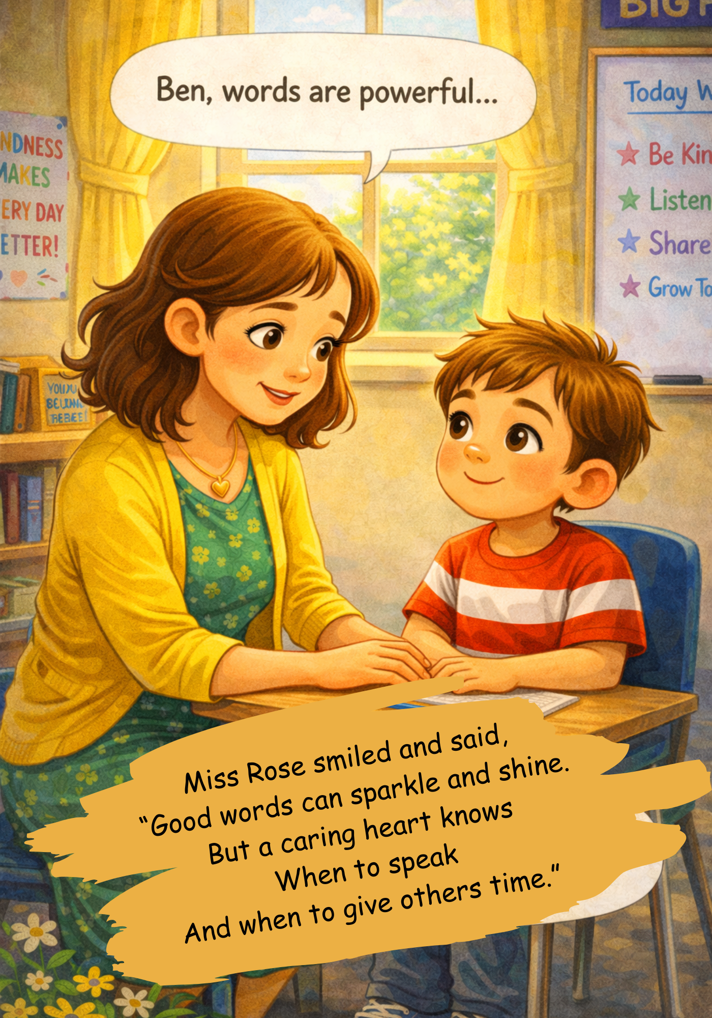 The Boy Who Spoke in Rhymes / Kids Story Book / Story Books