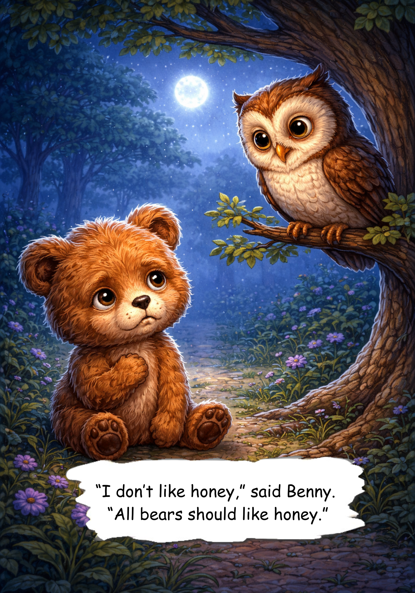 The Bear Who Didn’t Like Honey  / Kids Story / Kids Story Book