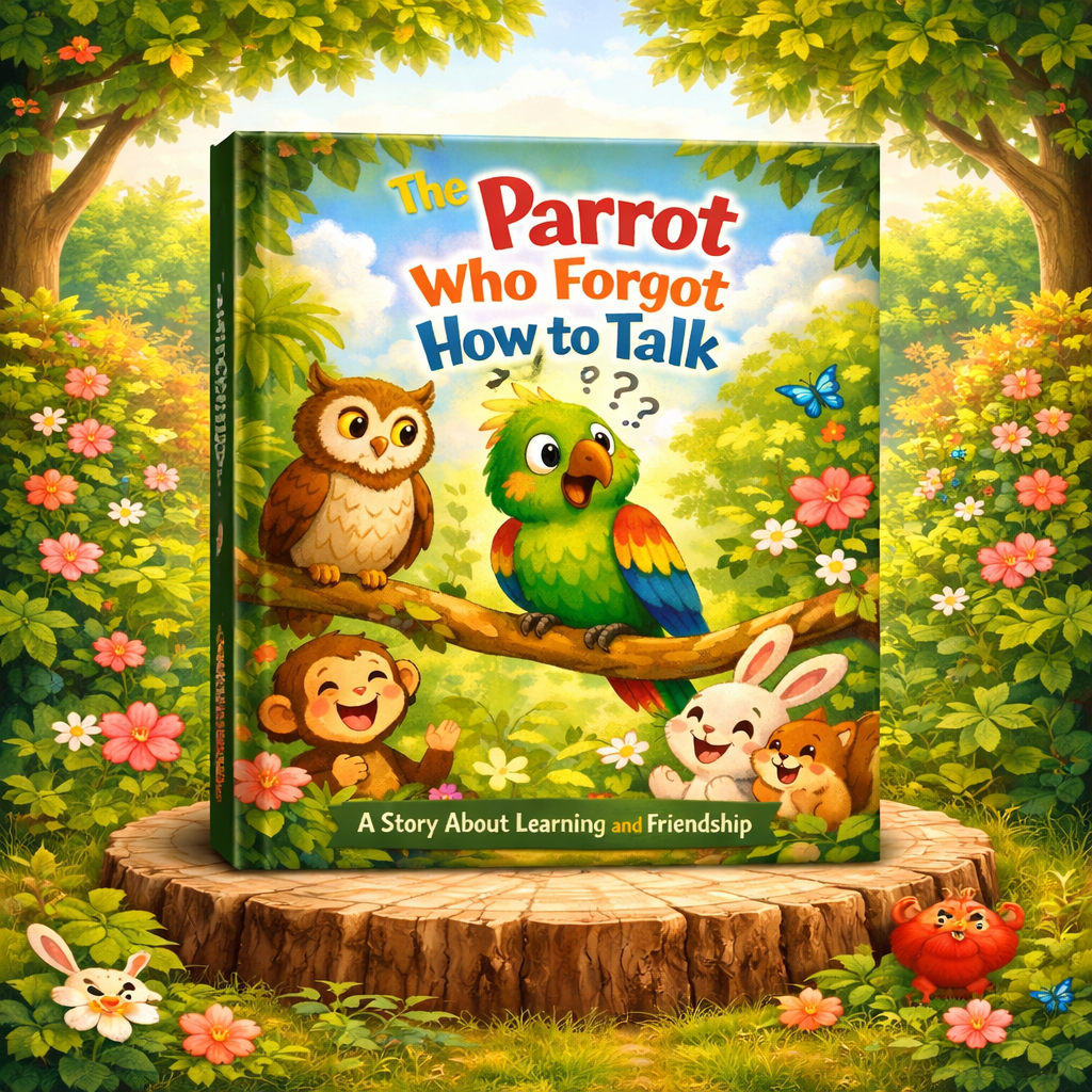 The Parrot Who Forgot How to Talk / Kids Story / Kids Story Book