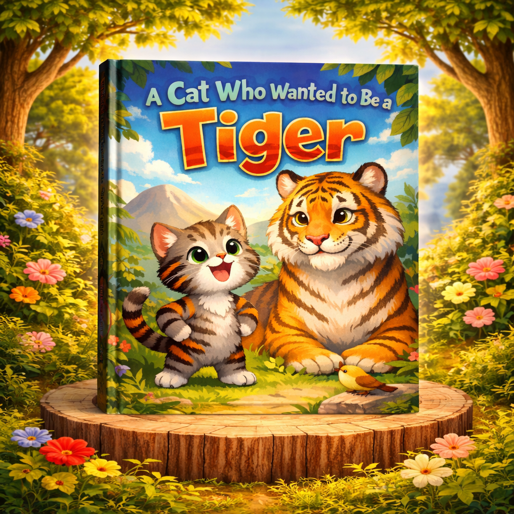 A Cat Who Wanted to Be a Tiger / Kids Story / Kids Story Book