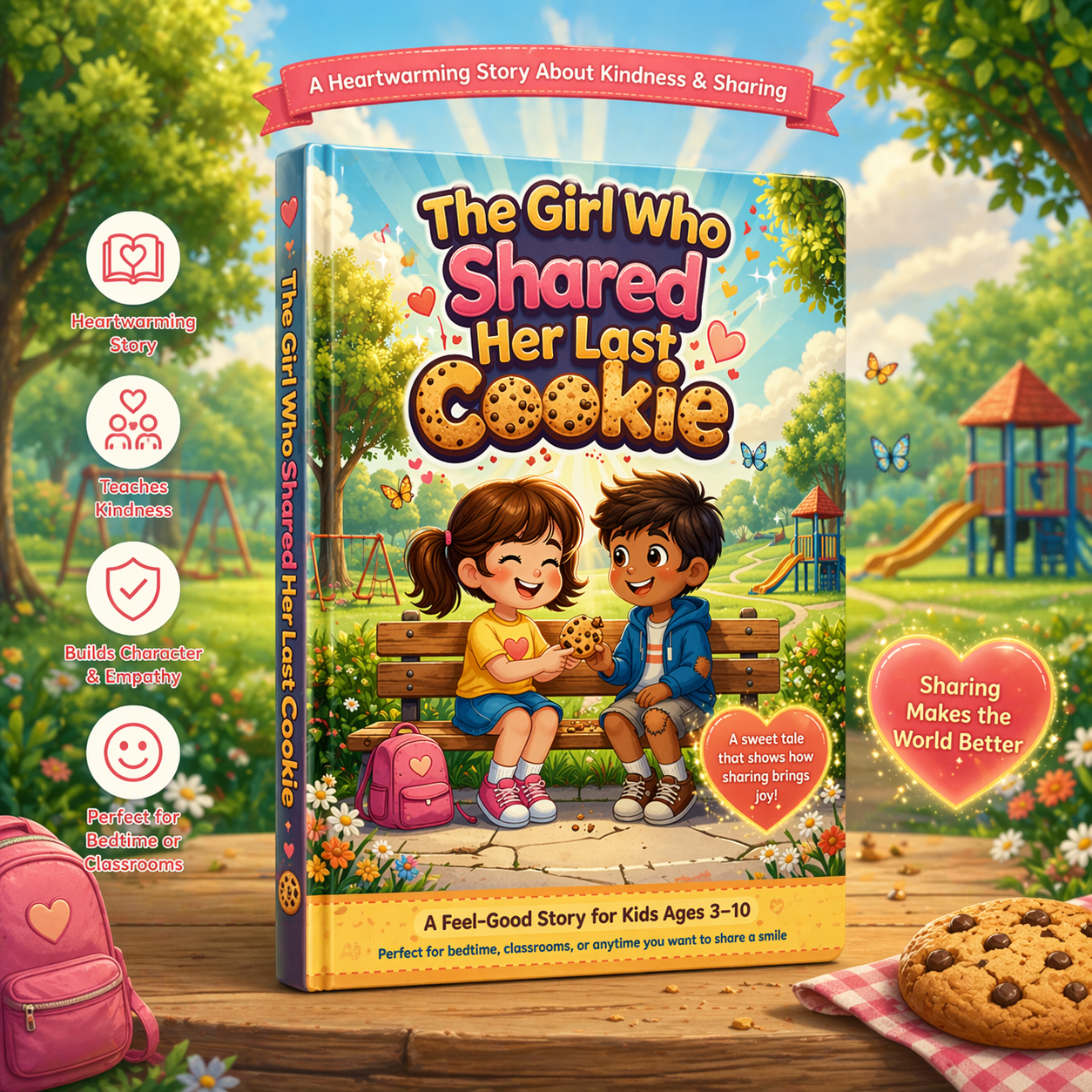 10-Book Bundle: Heartwarming Stories That Build Kind Hearts – Teaching Kindness, Friendship & Values for Kids (Ages 3-10)
