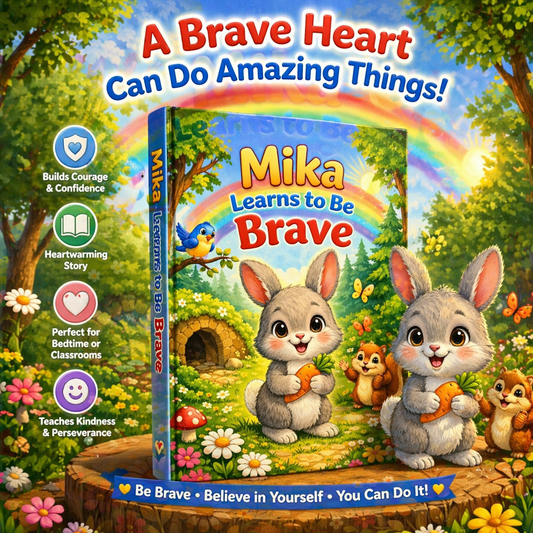 Mika Learns to Be Brave / Kids Story Book / Story Books