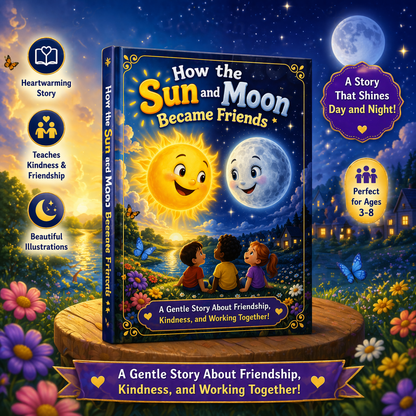 How the Sun and Moon Became Friends / Kids Story Book / Story Books