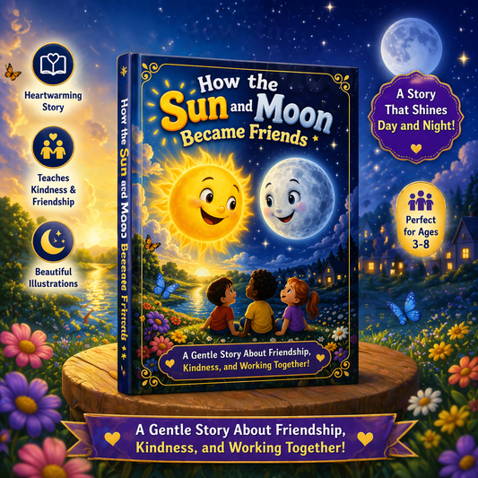 How the Sun and Moon Became Friends / Kids Story Book / Story Books