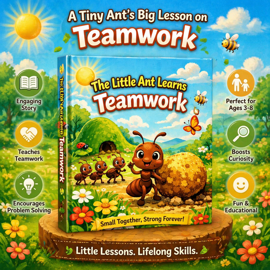 The Little Ant Learns Teamwork / Kids Story Book / Story Books