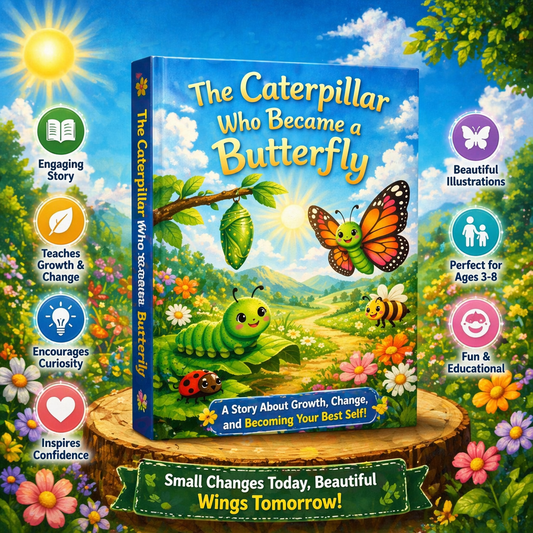 The Caterpillar Who Became a Butterfly / Kids Story Book / Story Books
