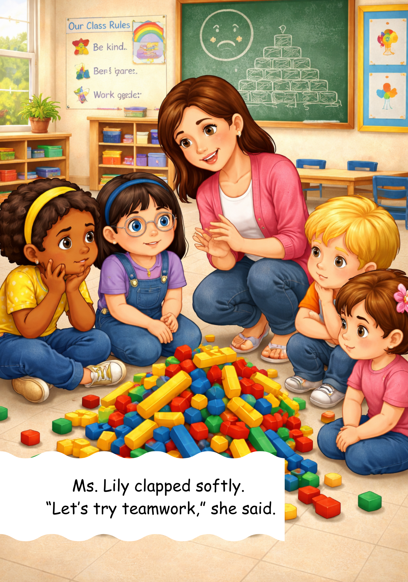 The Class That Worked as a Team / Kids Story Book / Story Books