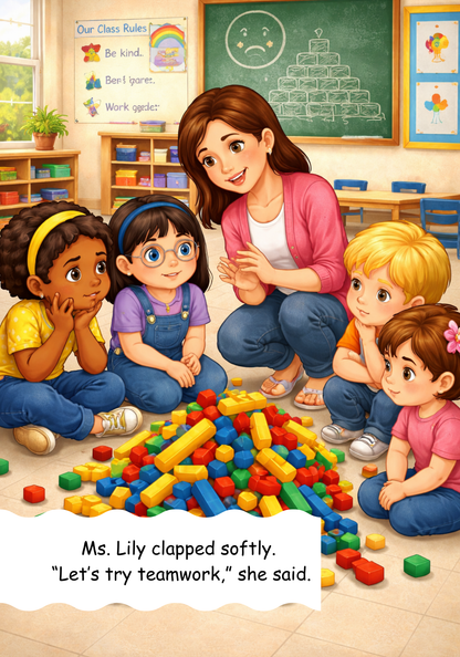 The Class That Worked as a Team / Kids Story Book / Story Books