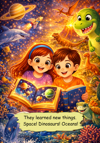 The Secret Door in the School Library  / Kids Story / Kids Story Book