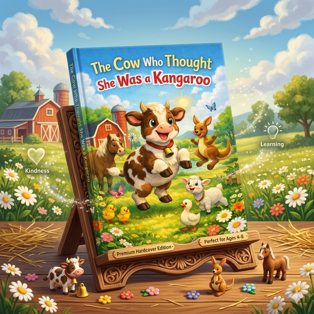 The Cow Who Thought She Was a Kangaroo / Kids Story Book / Story Books