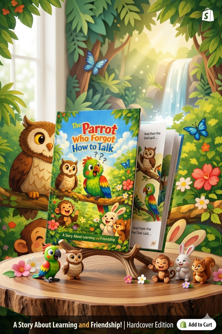 The Parrot Who Forgot How to Talk / Kids Story / Kids Story Book
