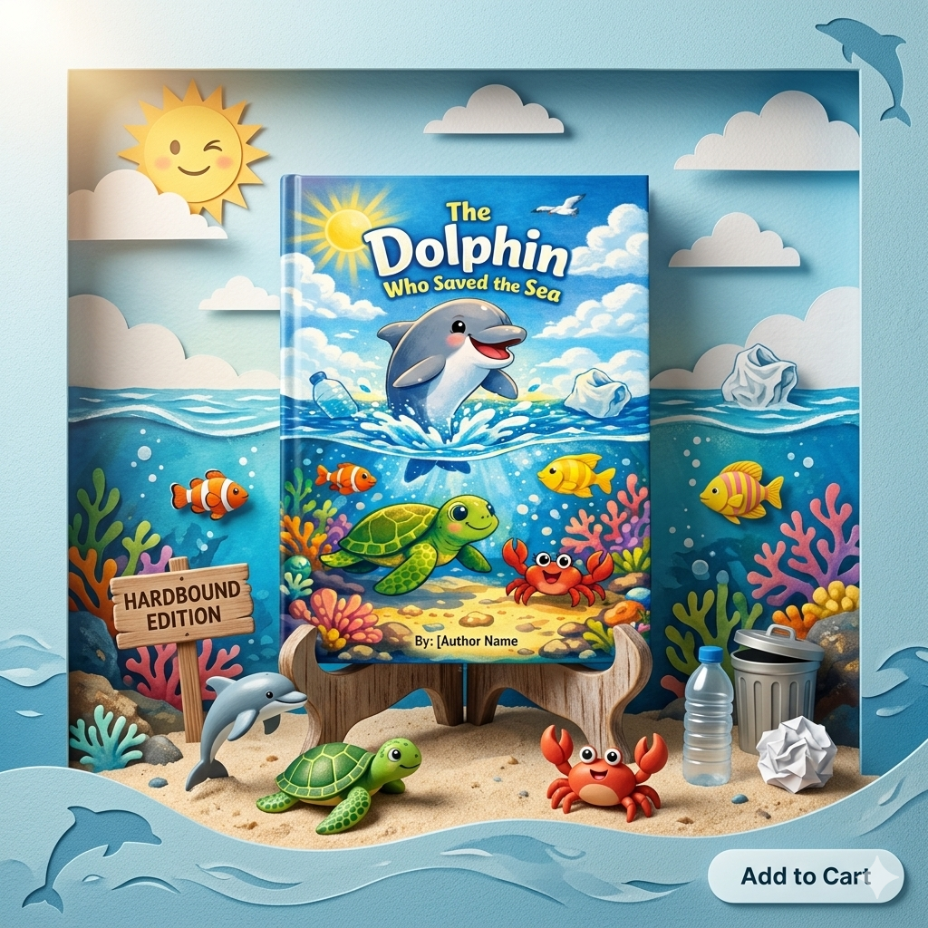 The Dolphin Who Saved the Sea / Kids Story / Kids Story Book