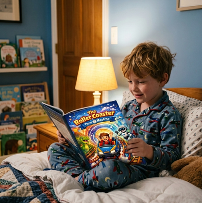 The Roller Coaster Time Machine / Kids Story Book / Story Books