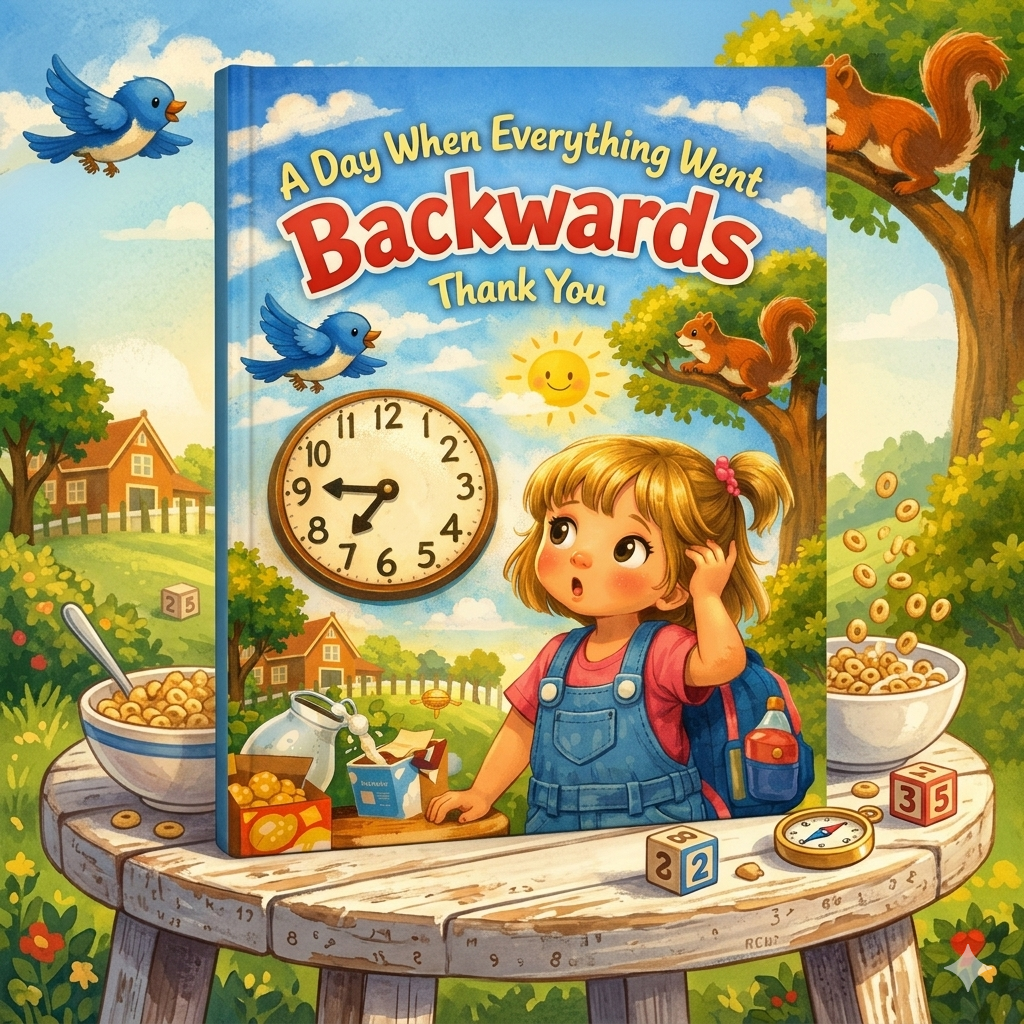 A Day When Everything Went Backwards / Kids Story Book / Story Books