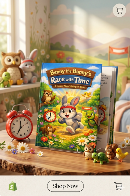 Benny the Bunny’s Race with Time / Kids Story / Kids Story Book