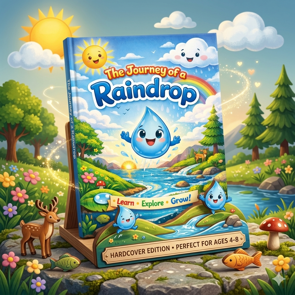 The Journey of a Raindrop / Kids Story Book / Story Books