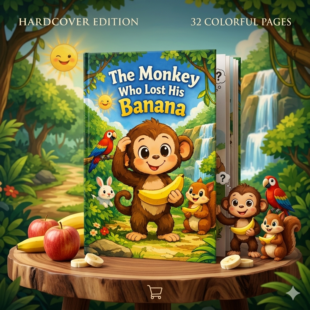 The Monkey Who Lost His Banana / Kids Story / Kids Story Book
