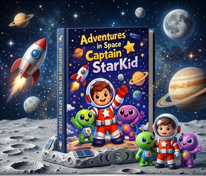 Adventures in Space with Captain StarKid  / Kids Story / Kids Story Book