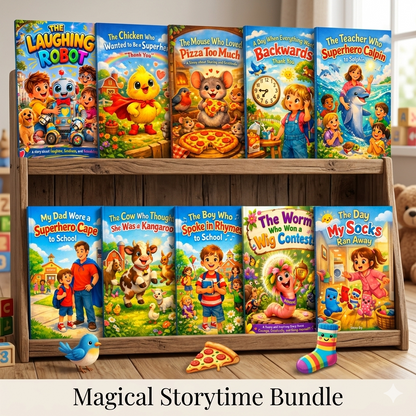 10-Book Bundle: Inspiring Stories for Little Hearts – Teaching Kindness, Imagination, and Self-Confidence for Kids (Ages 3-8)