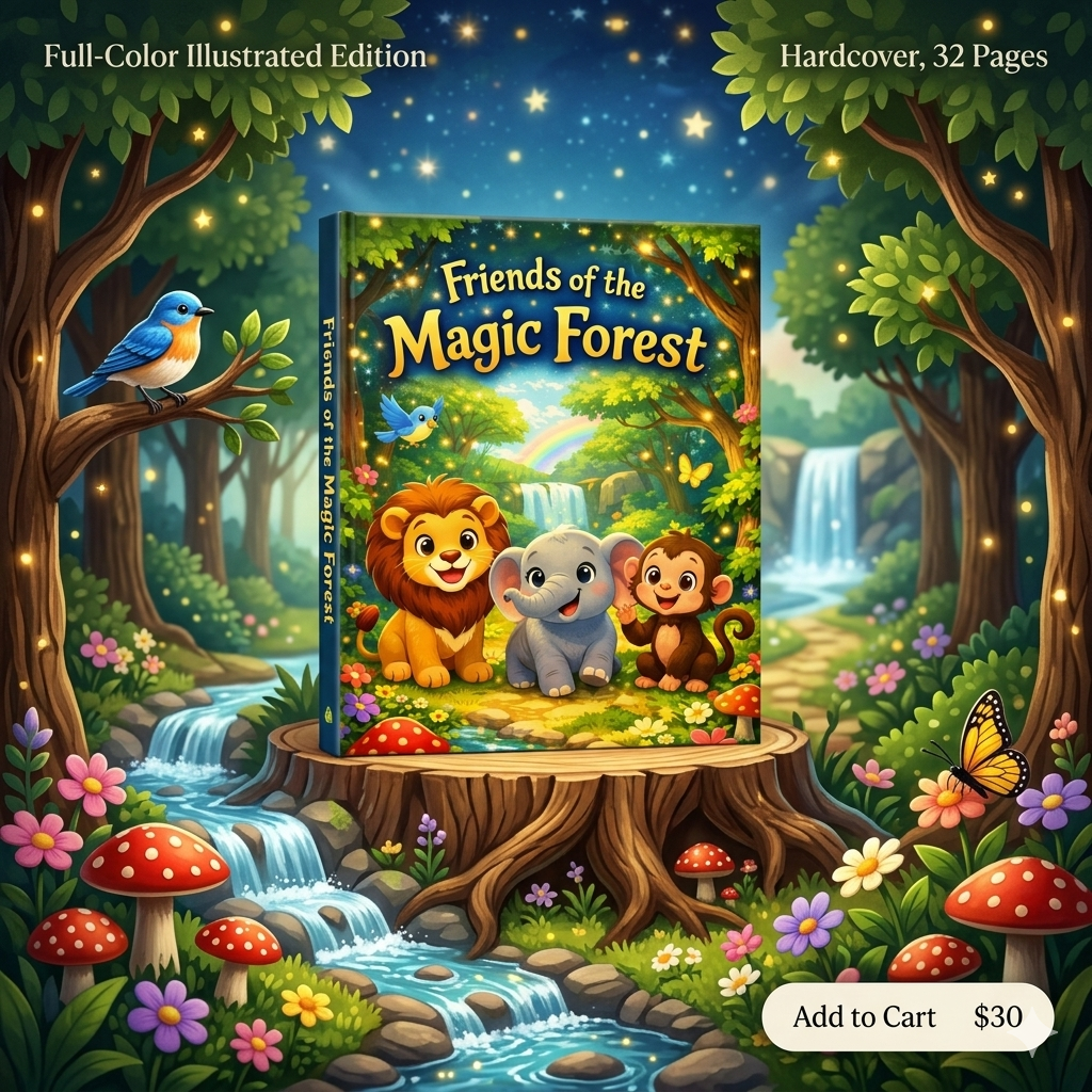 Friends of the Magic Forest / Kids Story / Kids Story Book