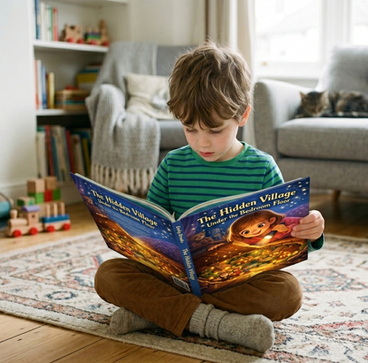 The Hidden Village Under the Bedroom Floor / Kids Story Book