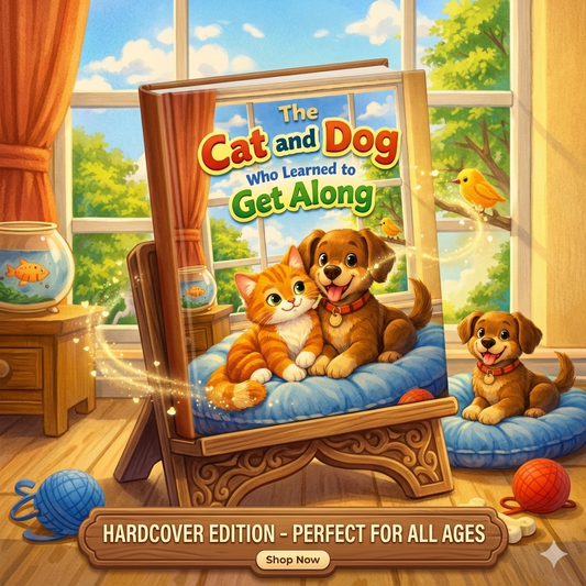 The Cat and Dog Who Learned to Get Along / Kids Story Book / Story Books
