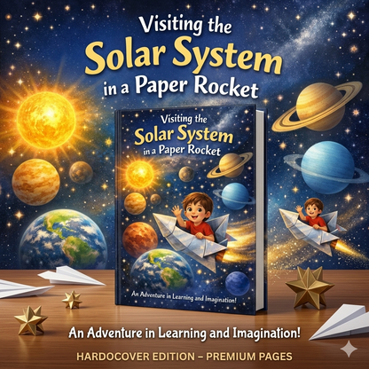 Visiting the Solar System in a Paper Rocket / Kids Story Book / Story Books