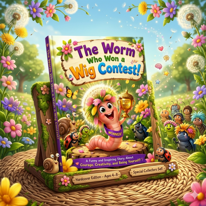 The Worm Who Won a Wig Contest / Kids Story Book / Story Books