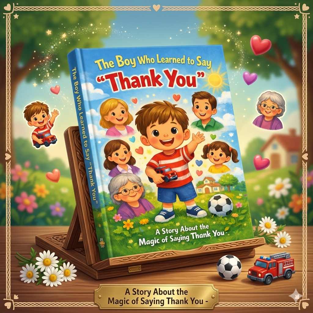 The Boy Who Learned to Say "Thank You" / Kids Story Book Kids Story Book