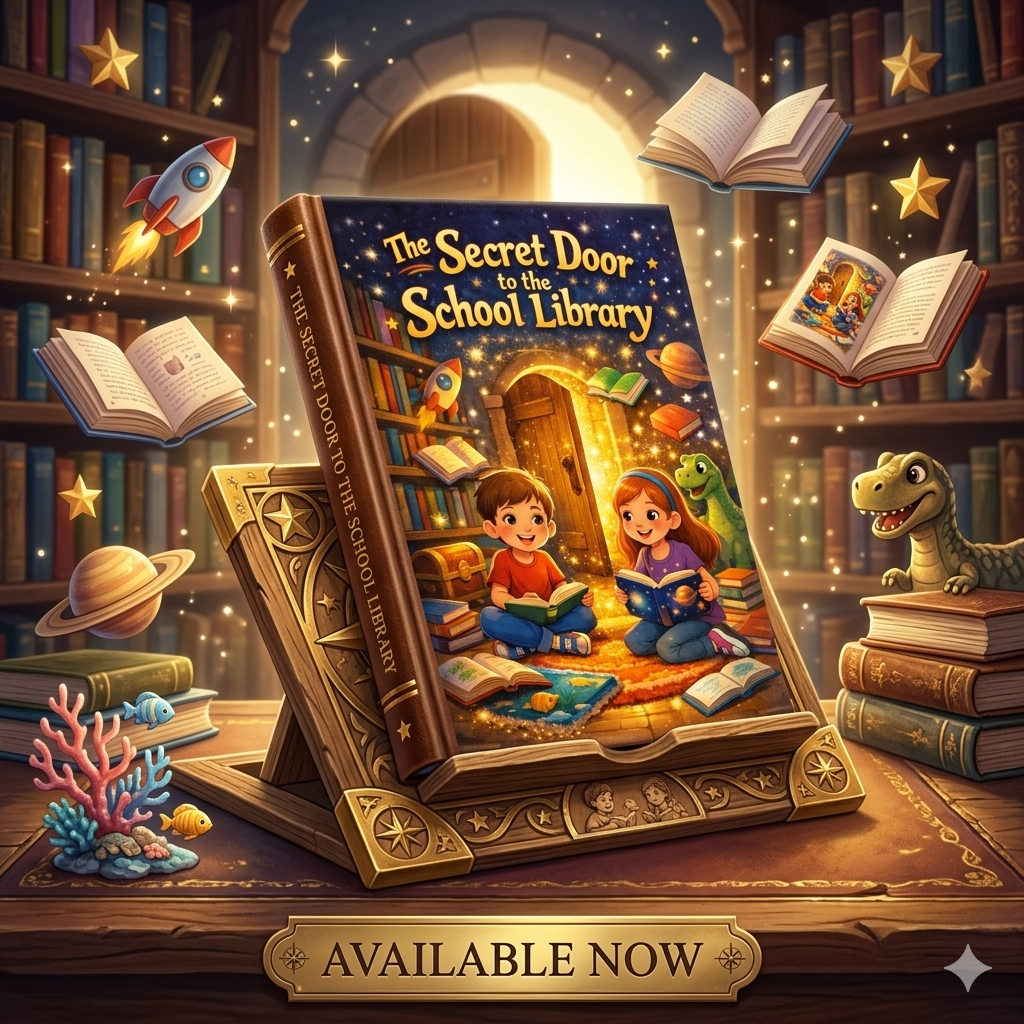 The Secret Door in the School Library  / Kids Story / Kids Story Book