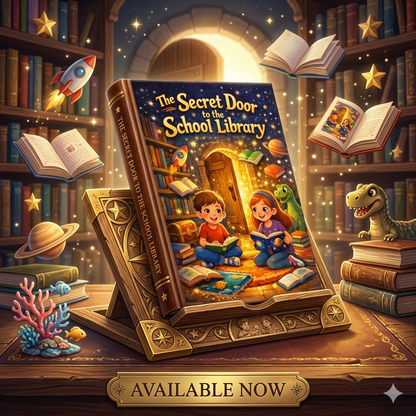 The Secret Door in the School Library  / Kids Story / Kids Story Book