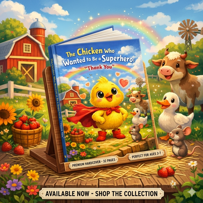 The Chicken Who Wanted to Be a Superhero / Kids Story Book / Story Books