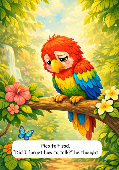 The Parrot Who Forgot How to Talk / Kids Story / Kids Story Book