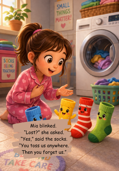 The Day My Socks Ran Away / Kids Story Book / Story Books