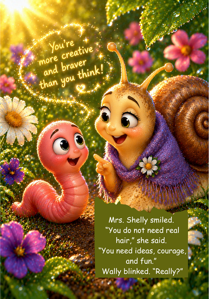 The Worm Who Won a Wig Contest / Kids Story Book / Story Books
